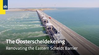 The Oosterscheldekering the largest Delta Works of The Netherlands [upl. by Sanalda919]