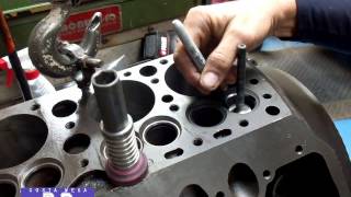 Ford Flathead V8 Valve Seat Grinding [upl. by Sualokcin]