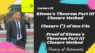 Closure of two FA using Kleenes Theorem Urdu  Hindi  Lecture 15 [upl. by Ilsa]