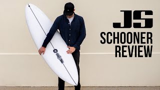 JS Schooner Surfboard Review  Down the Line Surf [upl. by Ogren]