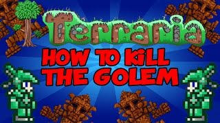 Terraria How To Kill quotThe Golemquot Terraria 12 [upl. by Leummas]