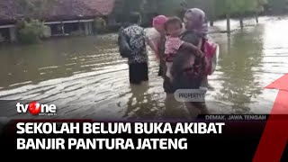 Banjir Rendam Sekolah di Demak KBM Ditiadakan  Kabar Petang tvOne [upl. by Toms422]