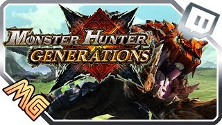 Monster Hunter Generations  High Rank Quests LIVE  TrueMG [upl. by Annazus913]