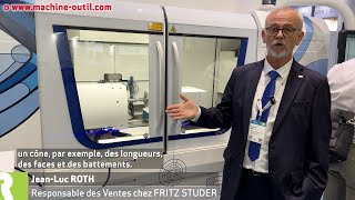 Rectifieuse cylindrique avec chargeur robotisé et mesure intégrée Studer S31 [upl. by Tinaret486]