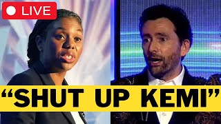 🚨 LIVE Kemi Badenoch CLASHES With Woke David Tennant As He Tells Her To ‘SHUT UP’ [upl. by Ahsetel]