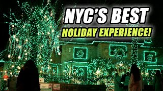 EXPLORE NYC Dyker Heights MASSIVE Xmas Lights Tour [upl. by Pylle205]