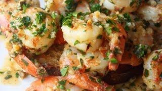 Garlic Shrimp Recipe  Quick amp Easy Garlic Shrimp [upl. by Lyred]