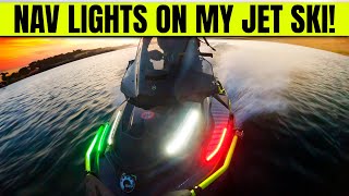 NAV LIGHTS on my SeaDoo Explorer Pro [upl. by Akenat]