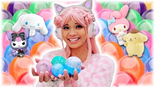 BUYING ONLY SANRIO GACHAPON SURPRISE CAPSULES IN JAPAN sanrio gashapon japan vlog [upl. by Zoba755]