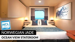 Norwegian Jade  Ocean View Stateroom Full Walkthrough Tour  2024  4K [upl. by Victorie]