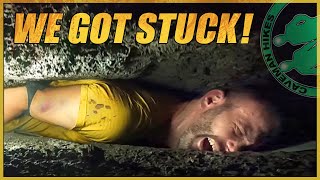 The worst claustrophobic caving you will ever see TRIGGER WARNING [upl. by Ovatsug742]