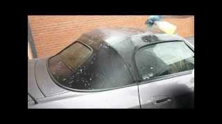 Convertible Top Cleaning  Car Cleaning Guru Full Video [upl. by Andrel]