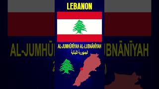 Lebanon Flag [upl. by Anerres]