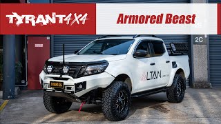 Nissan Navara NP300 Build Bull Bar Lift Kit Suspension GME XRS Spotties by Tyrant 4x4 [upl. by Aicercul]