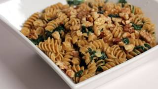 Pasta with Creamy Spinach Sauce  Recipe by Laura Vitale  Laura in the Kitchen Episode 251 [upl. by Lindo]