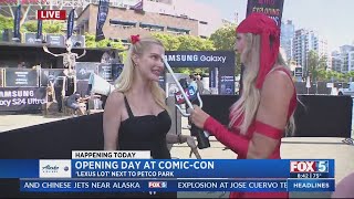 Opening Day at ComicCon [upl. by Rush]