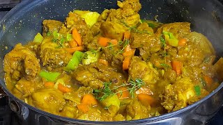 Curried ChickenHow to make Curry Chicken Jamaican Style [upl. by Ayanahs108]