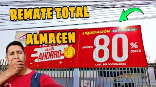 REMATE TOTAL ALMACEN DE PRODUCTOS AL 80 SOLO LIMA [upl. by Ladnar]