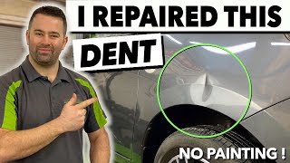 SUPER CLEAN PDR REPAIR ON A FRONT FENDER  Paintless Dent Removal Uk 🇬🇧By DentRemover [upl. by Modestia895]