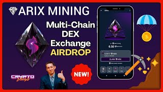 ARIX MINING 💎 NEW Airdrop Free Mining Mini App from CrossChain DEX Exchange with ARIX Token [upl. by Bora431]