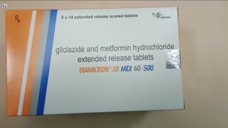 DIAMICRON XR MEX 60500 Tablet  gliclazide and metformin hydrochloride Tablets  DIAMICRON XR MEX [upl. by Baniaz]