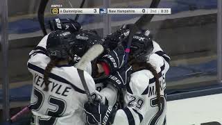 UNH Womens Hockey vs Quinnipiac Highlights 10723 [upl. by Corin]