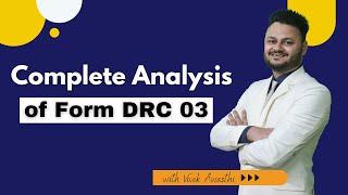 Complete Analysis of Form DRC 03 [upl. by Aoht]