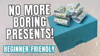 Sparkling Surprise DIY Glitter Gift Box Paper Craft Tutorial [upl. by Ocsinarf]