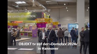 OBJEKT tv auf der »Domotex 2024« in Hannover [upl. by Eelyab102]