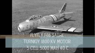 FLYFLY F86 SABRE EDF [upl. by Amelus927]