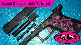 Glock Disassembly Tutorial [upl. by Hanschen]