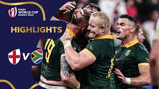 Pollard penalty lifts Springboks to final  England v South Africa  Rugby World Cup 2023 Highlights [upl. by Weisbrodt422]