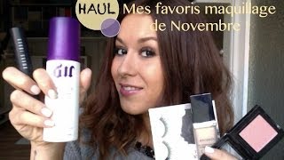 Revue beauté  mes favoris maquillage de Novembre [upl. by Flower192]