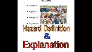 Hazards definition what is hazard definition types of hazardssafety videos safety video [upl. by Nahgem]