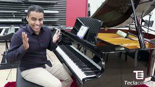 Piano de cauda Pearl River GD150 com PianoDisc O Pianista Invisível [upl. by Ahsha]