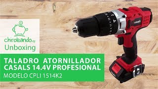 Taladro Atornillador Casals Profesional 144v Modelo CPLI 1514K2  Chiroleandouy [upl. by Lydia]