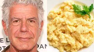 How Anthony Bourdain Made The Perfect Scrambled Egg [upl. by Anehsat619]