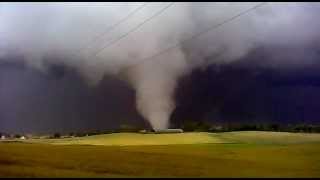 Trąba powietrzna tornado Sztum 14072012  Tornado in Poland [upl. by Yrok]