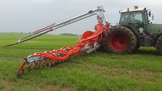 MASTEK 16 meter trailingshoe in barley Denmark [upl. by Yeclehc]