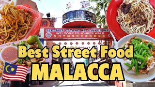 The Famous Jonker Street Night Market  Melaka Street Food [upl. by Saffier]