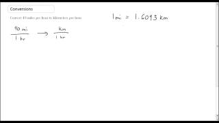 Conversions  Mph to kmh [upl. by Webber]