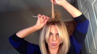 How To Back comb The Correct Way  GlamLocksLondoncom [upl. by Tye]