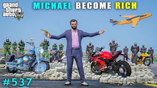 Michael Become Rich In Los Santos  Gta V Gameplay [upl. by Eirallam720]