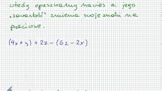 Dodawanie i odejmowanie sum algebraicznych  Matematyka Szkoła Podstawowa i Gimnazjum [upl. by Docia]