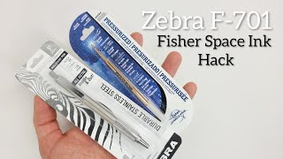 Zebra F701  Fisher Space Ink Hack [upl. by Antipus]