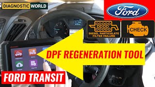 Ford Transit Custom DPF Regeneration Tool [upl. by Pelag]