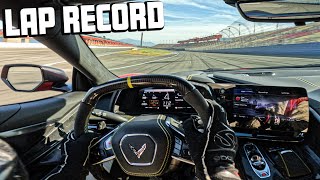 SETTING RECORDS IS TOO EASY C8 CORVETTE Z06 VS RACETRACK [upl. by Tiphany]