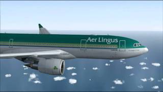 A330200 AER LINGUS DUBLIN  BOSTON [upl. by Nawed840]