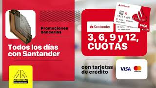 Santander  Medios de pago  Aberturas de Aluminio  PVC [upl. by Engamrahc233]