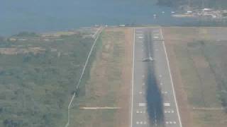 Approach at Tivat airport [upl. by Ulane]